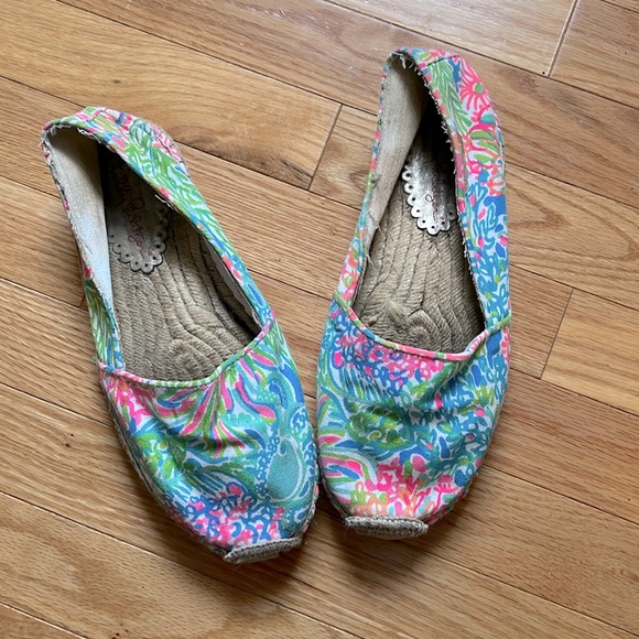 Lilly Pulitzer Espadrille Flats - Picture 1 of 4